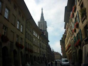 Typické staré město v Bernu