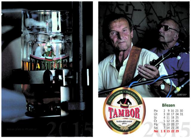 Kalendář pivovaru Tambor přináší fotografie z koncertů [p539]